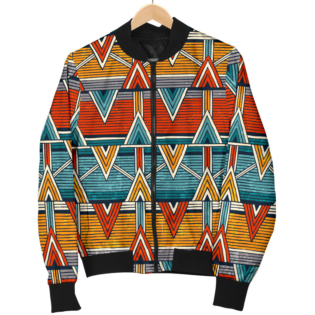 Kente Print African Design Themed Men Bomber Jacket