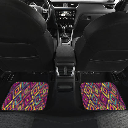 Southwestern Print  Car Floor Mats Front Back