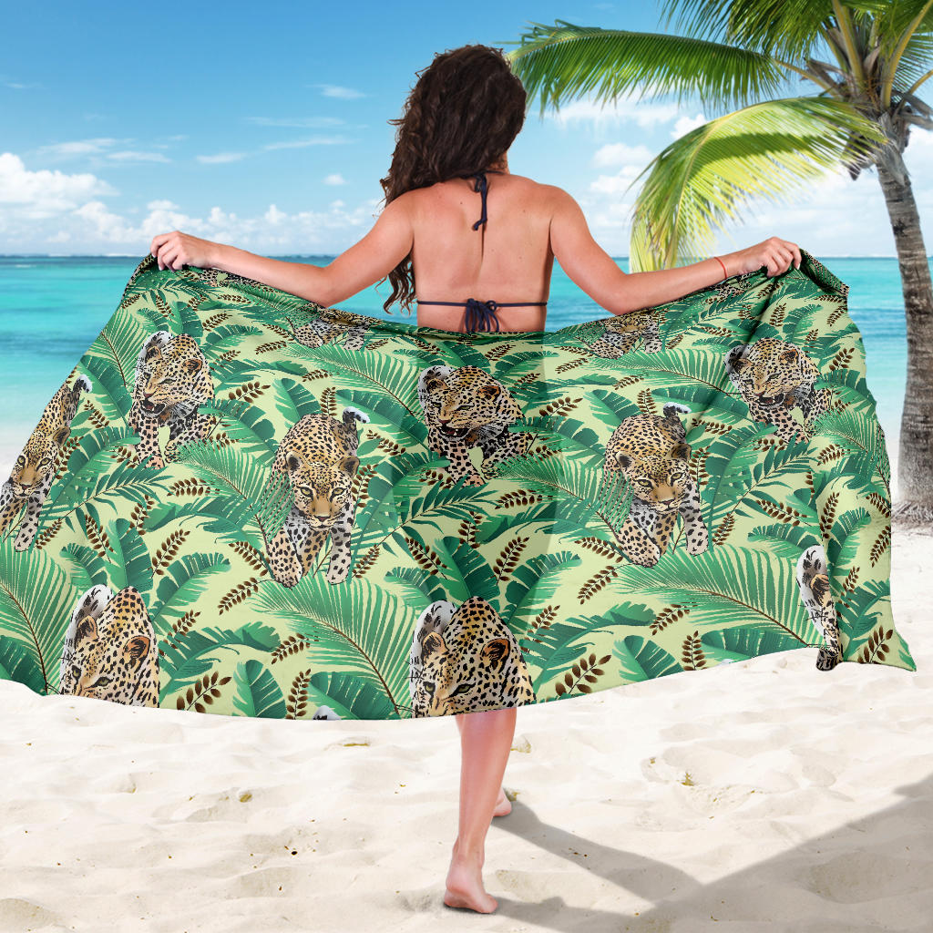 Leopard Pattern Print Design 03 Sarong Pareo Wrap