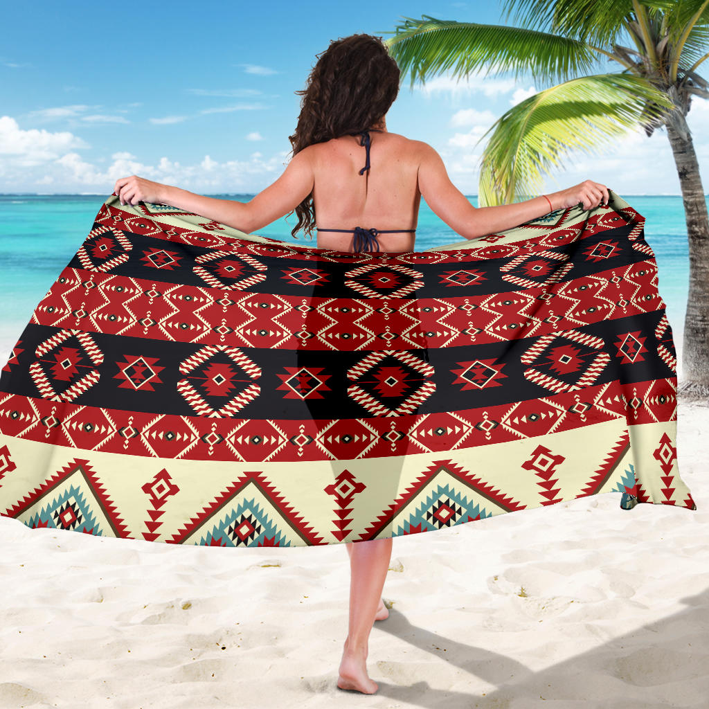 Navajo Pattern Print Design A05 Sarong Pareo Wrap