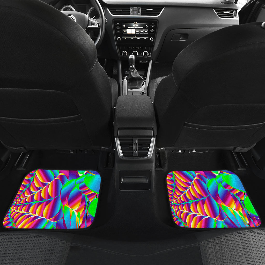 Psychedelic Trippy Pattern Car Floor Mats Front Back