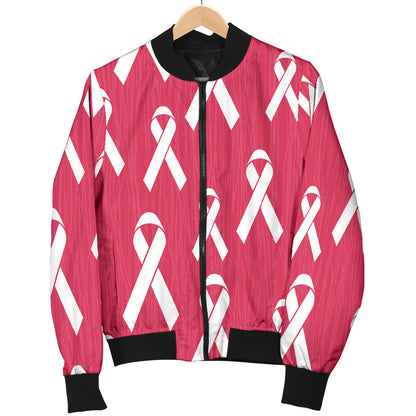 Breast Cancer Awareness Symbol Men Bomber Jacket