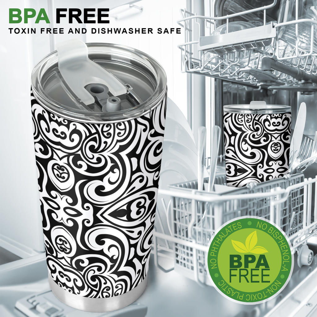 Polynesian Tattoo Pattern Tumbler