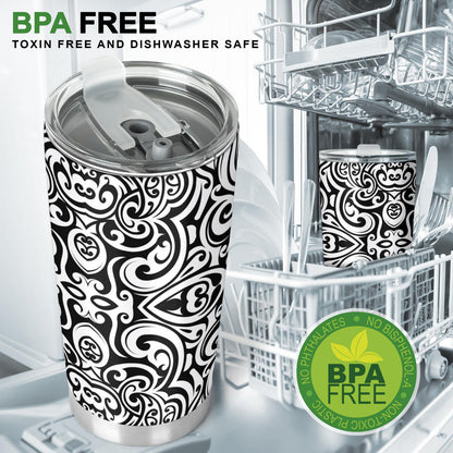 Polynesian Tattoo Pattern Tumbler