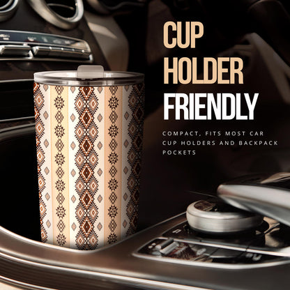 Native Classic Pattern Print Tumbler