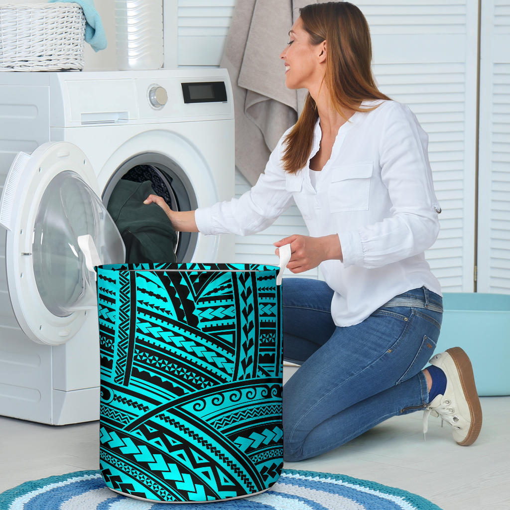 Polynesian Tribal Laundry Basket