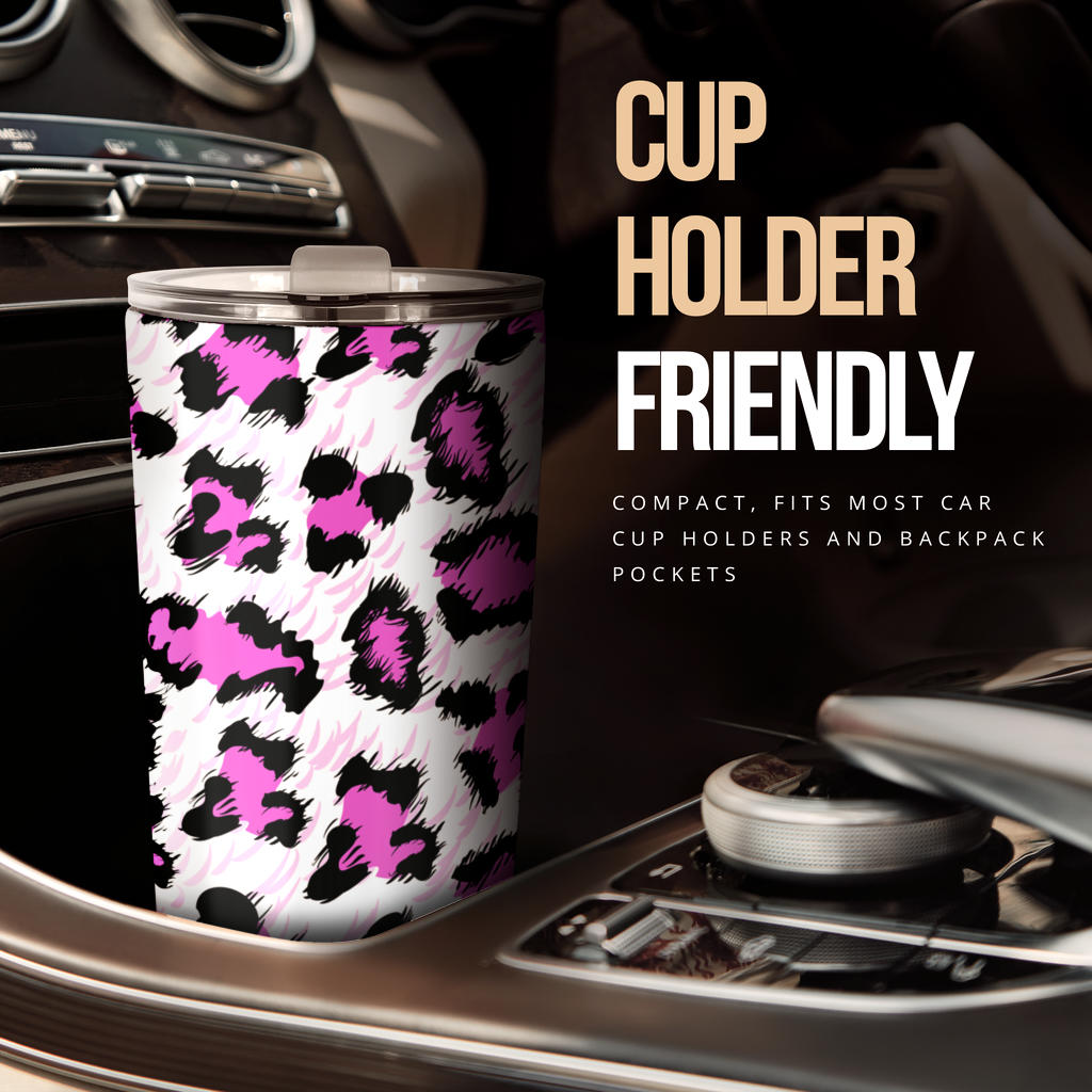 Leopard Pink Skin Print Tumbler