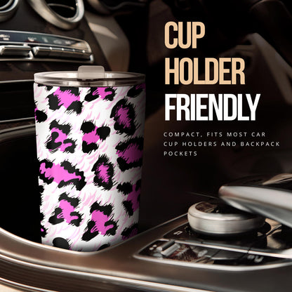 Leopard Pink Skin Print Tumbler