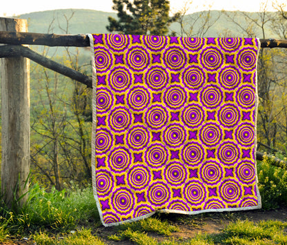 Optical illusion Expansion Quilt Bedspread