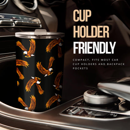 Eagles Print Pattern Tumbler