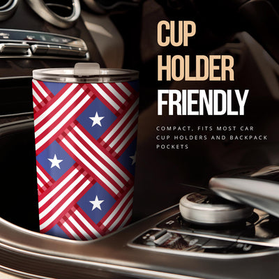 American flag Pattern Tumbler