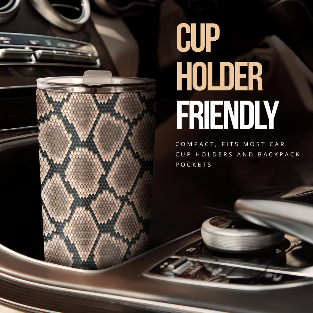 Snake Skin Design Print Tumbler