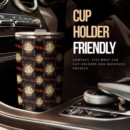 Zodiac Leo Pattern Design Print Tumbler