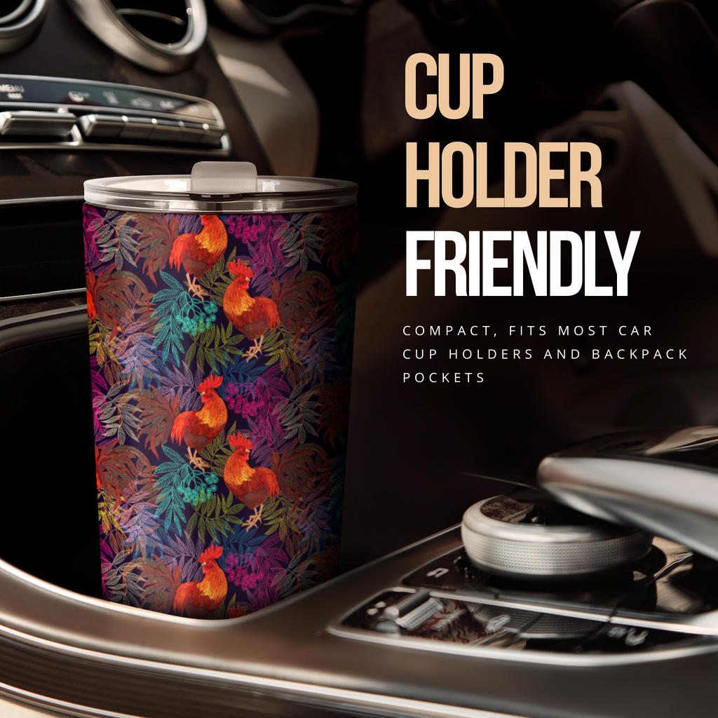 Rooster Print Style Tumbler