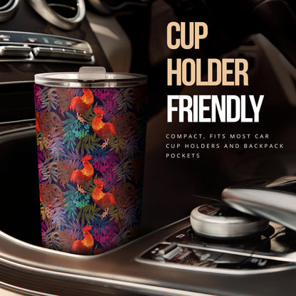 Rooster Print Style Tumbler