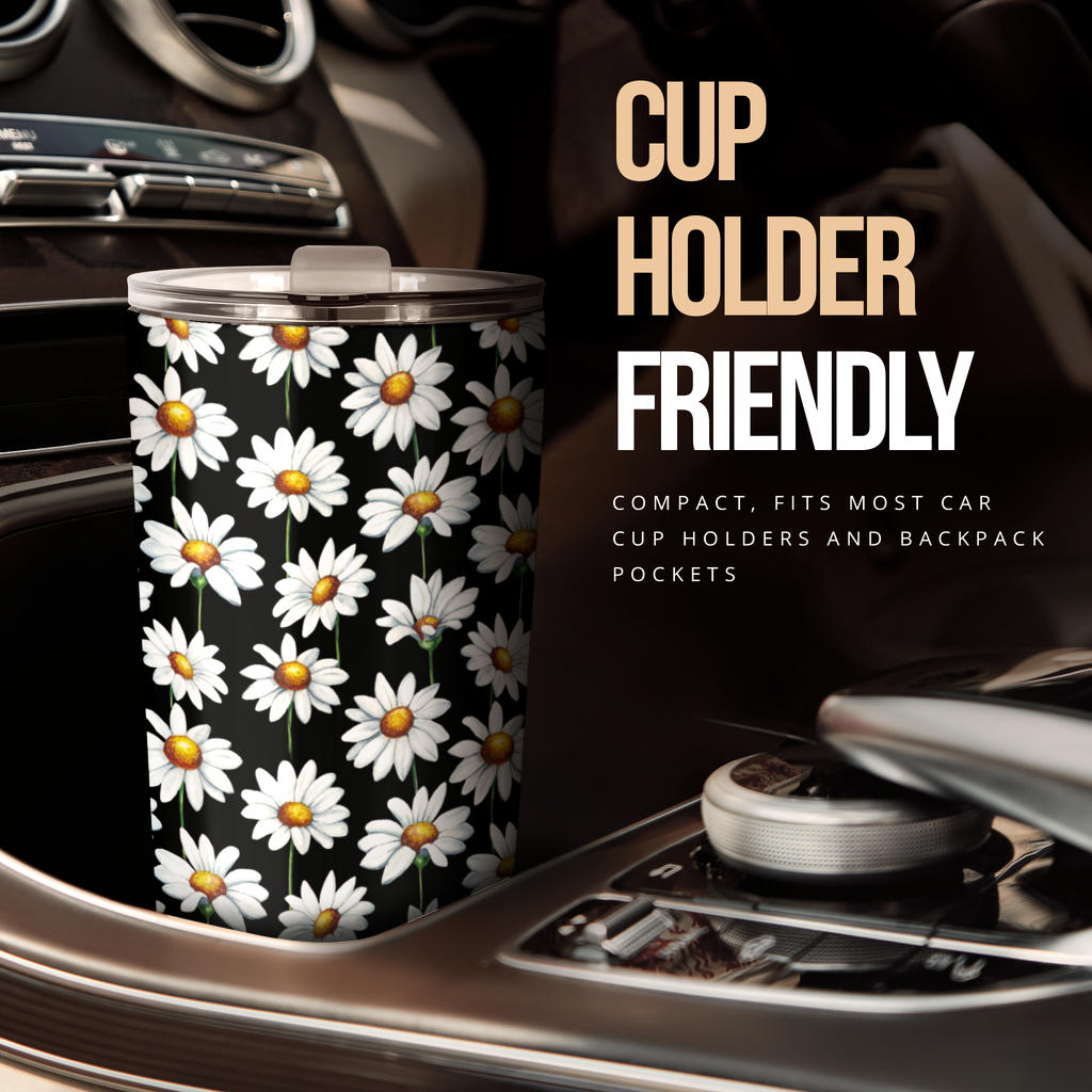 Daisy Print Pattern Tumbler