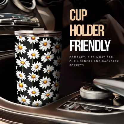 Daisy Print Pattern Tumbler