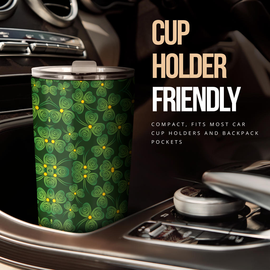 Shamrock Pattern Tumbler