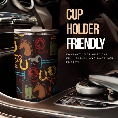 Equestrian Equipment Horse Colorful Tumbler