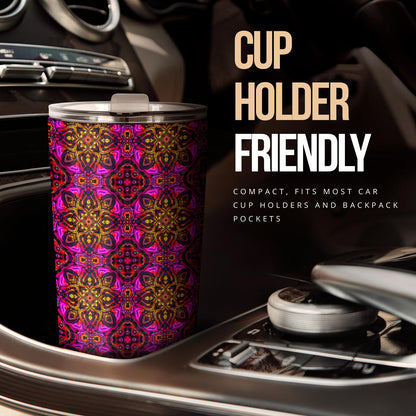 kaleidoscope Abstract Print Design Tumbler
