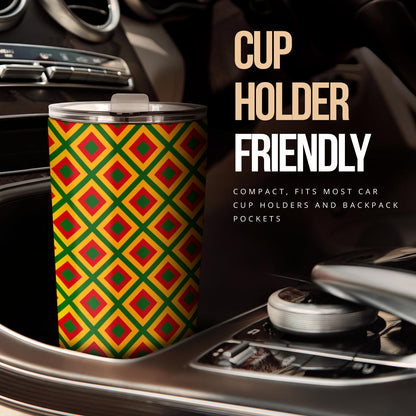 Rasta Reggae Color Cross Tumbler