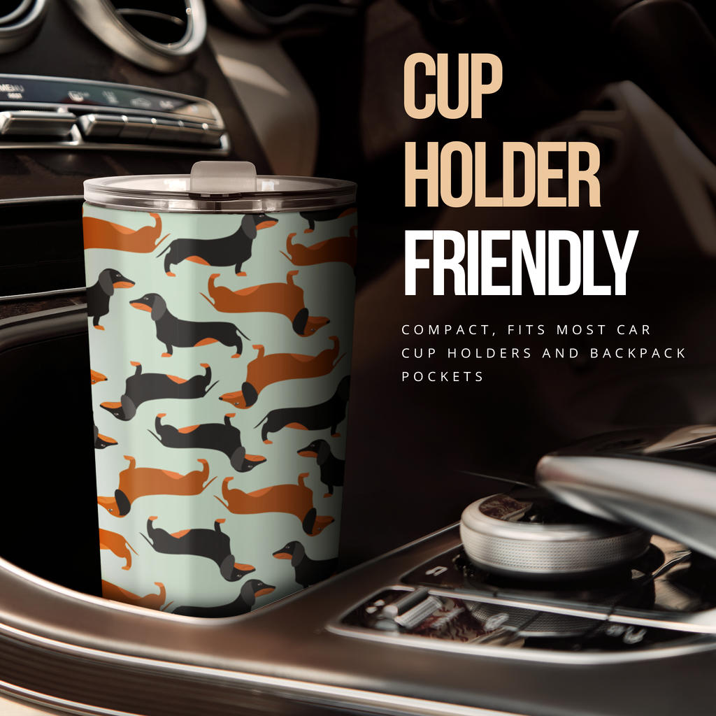 Dachshund Cute Print Pattern Tumbler