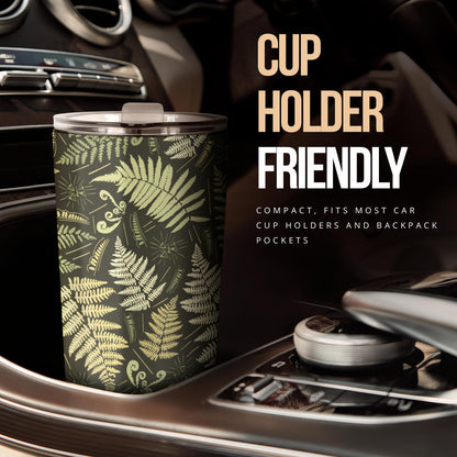 Fern Leave Green Print Pattern Tumbler