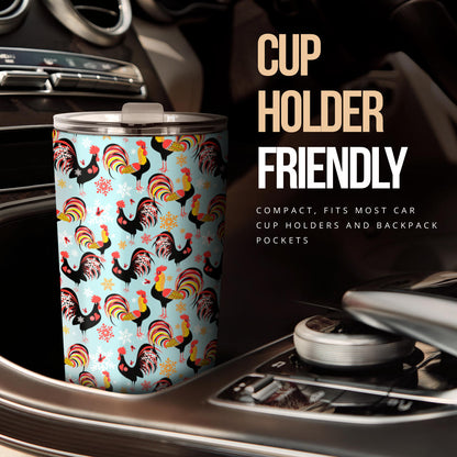 Rooster Themed Design Tumbler