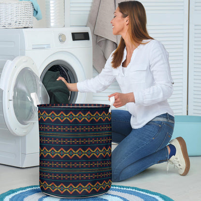 Southwest American Design Themed Print Laundry Basket