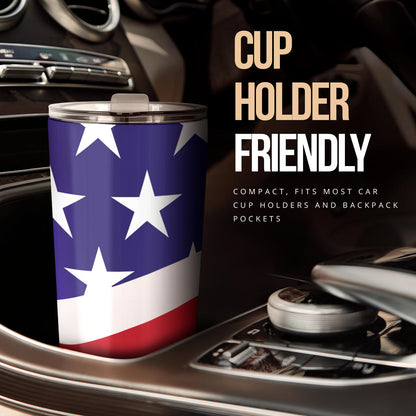American flag Print Tumbler