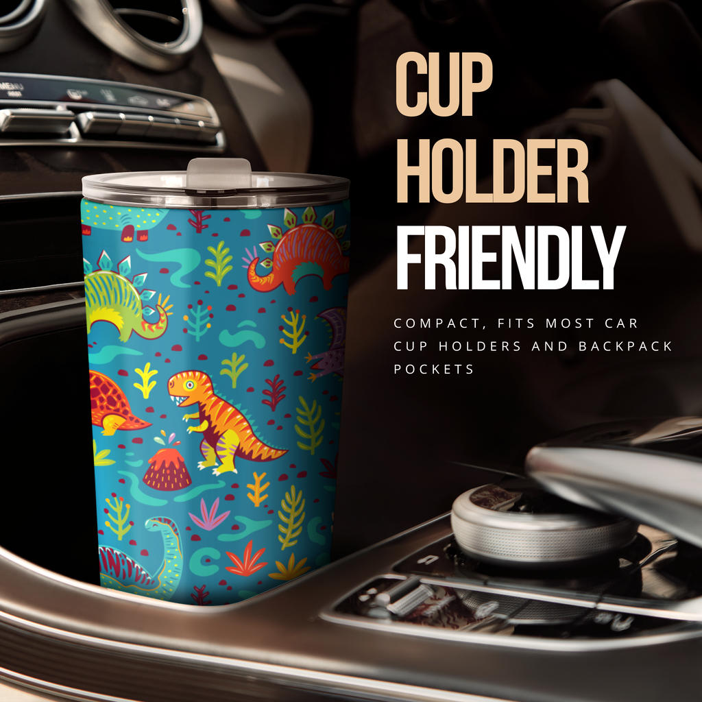 Dinosaur Cartoon Style Tumbler