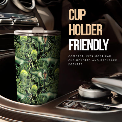 Dinosaur T Rex Print Pattern Tumbler