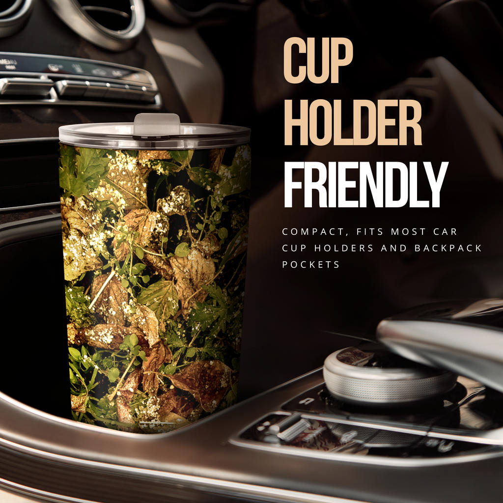 Camo Realistic Tree Forest Texture Print Tumbler