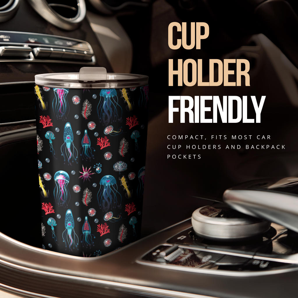 Jellyfish Underwater Print Tumbler
