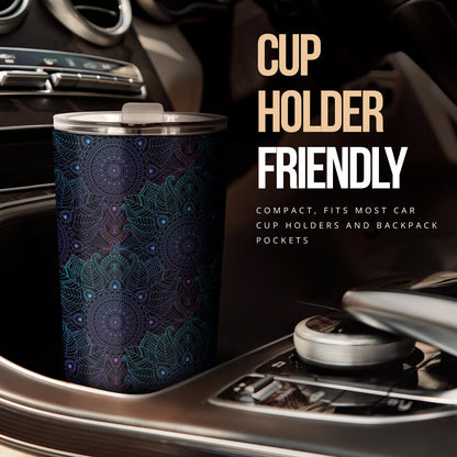 Boho Floral Mandala Tumbler