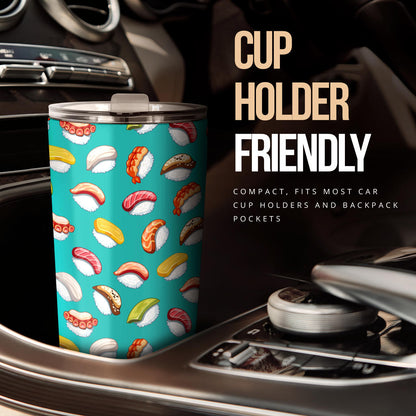 Sushi Themed Print Tumbler