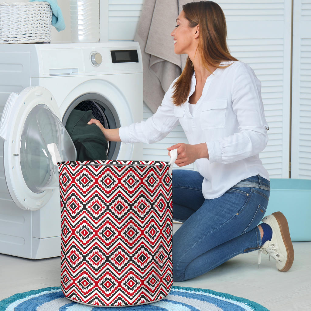 Native American Themed Tribal Print Laundry Basket