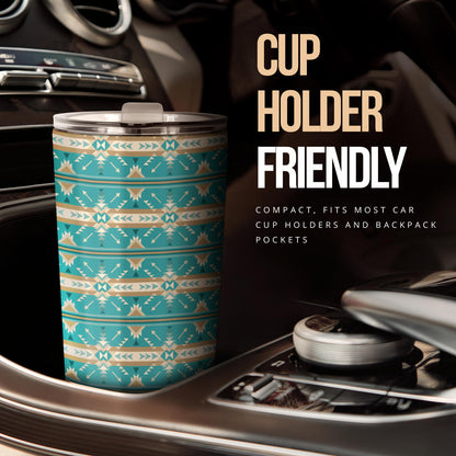 Southwest Native Design Themed Print Tumbler