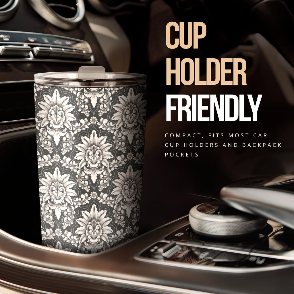 Damask Elegant Print Pattern Tumbler