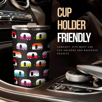 Camper Caravan Pattern Tumbler