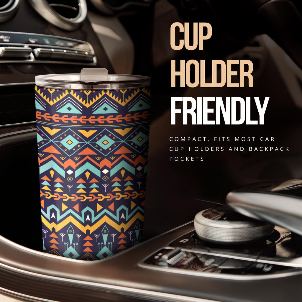 Aztec Style Print Pattern Tumbler