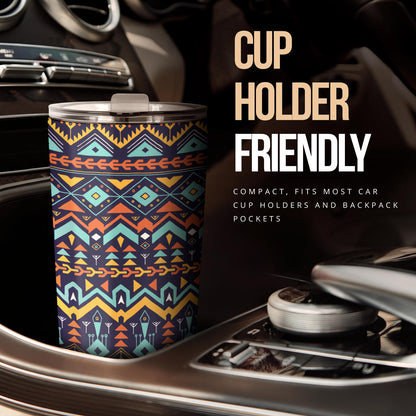Aztec Style Print Pattern Tumbler