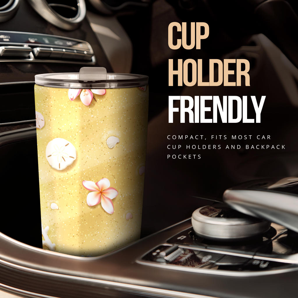 Beach Theme Print Tumbler