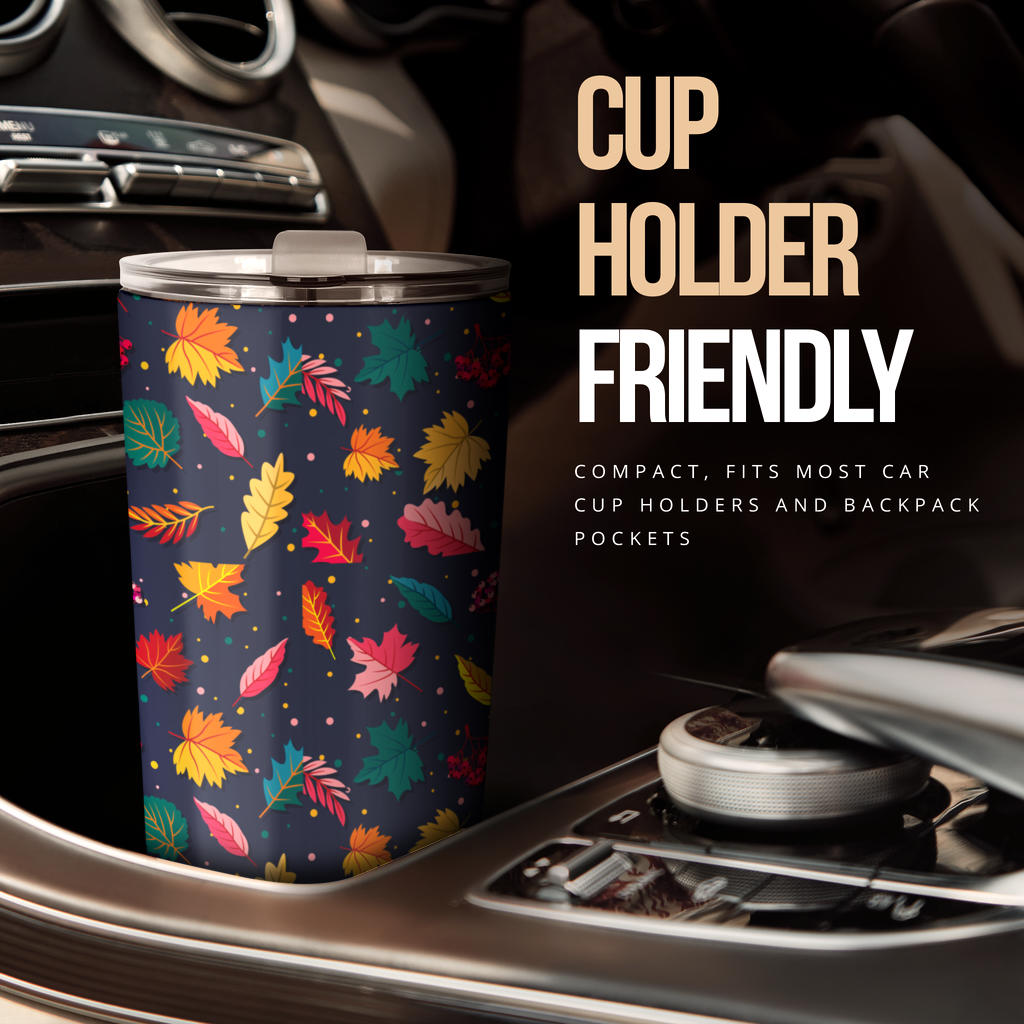 Elm Leave Colorful Print Pattern Tumbler