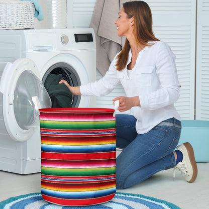 Serape Pattern Laundry Basket