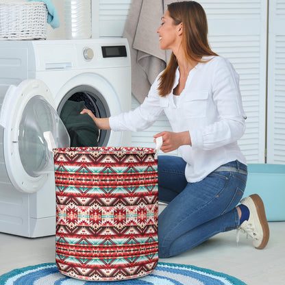 Aztec Western Style Print Pattern Laundry Basket