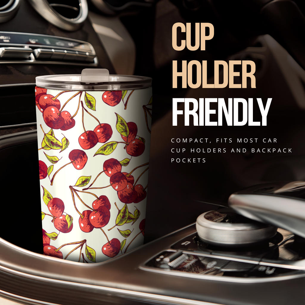 Cherry Hand Draw Tumbler