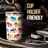 Elephant Colorful Print Pattern Tumbler