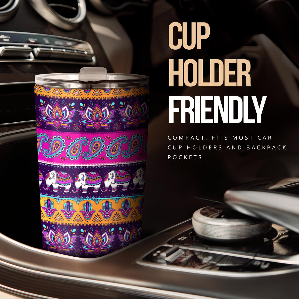 Boho Indian Style Pattern Tumbler