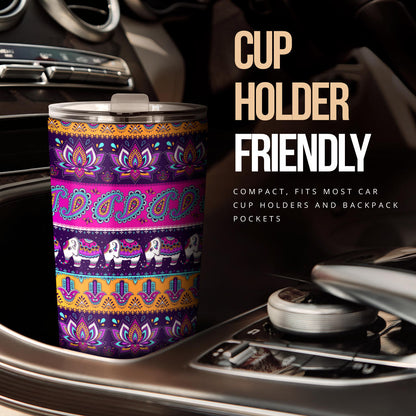 Boho Indian Style Pattern Tumbler